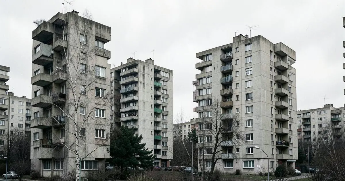 Immeubles collectifs des quartiers périphériques à Cannes